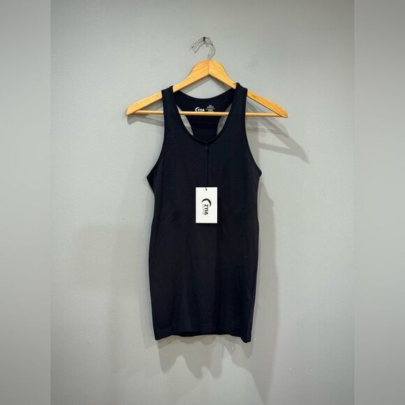 Black ZYIA Active Racerback Tank Size XS NWT - Picture 3 of 5